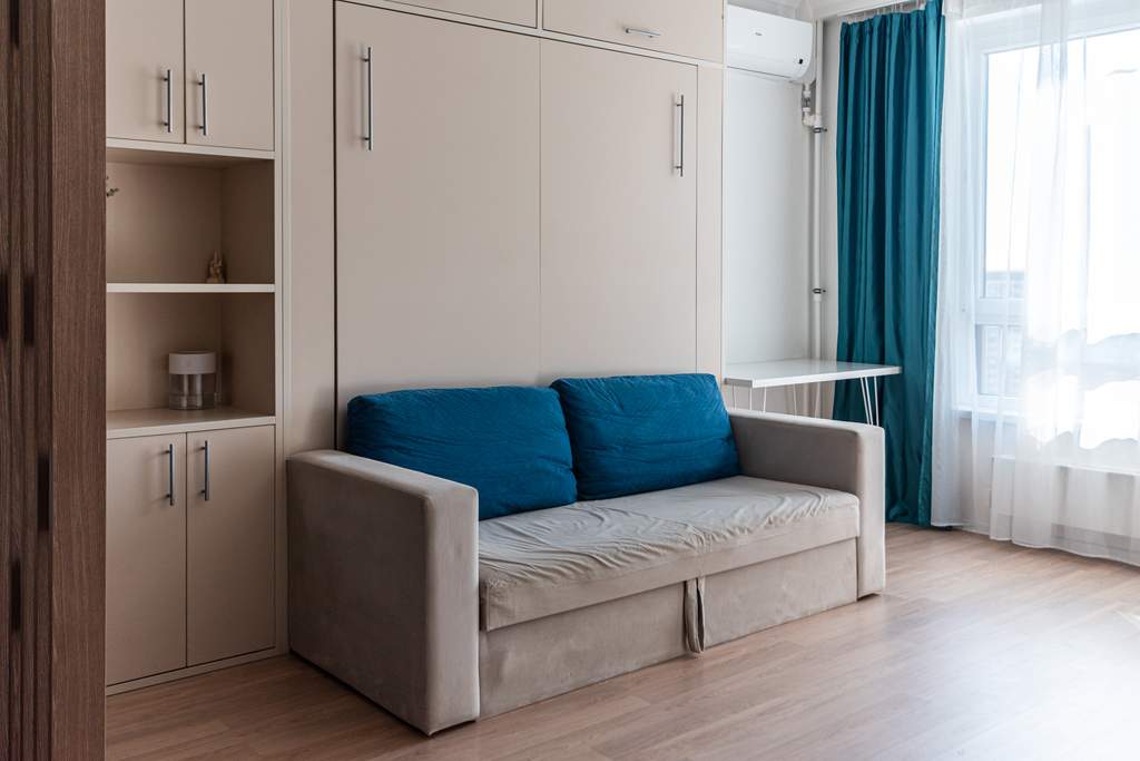 inside-photo-kinds "استوديو مريح في الطابق 20 مع إطلالة ممتازة للمدينة"