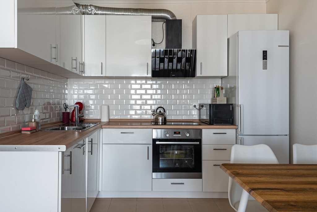 kitchen-photo-kinds "استوديو مريح في الطابق 20 مع إطلالة ممتازة للمدينة"