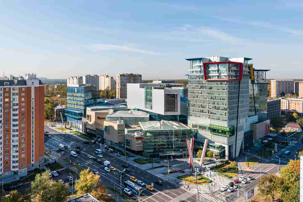 surroundings-photo-kinds "استوديو مريح في الطابق 20 مع إطلالة ممتازة للمدينة"