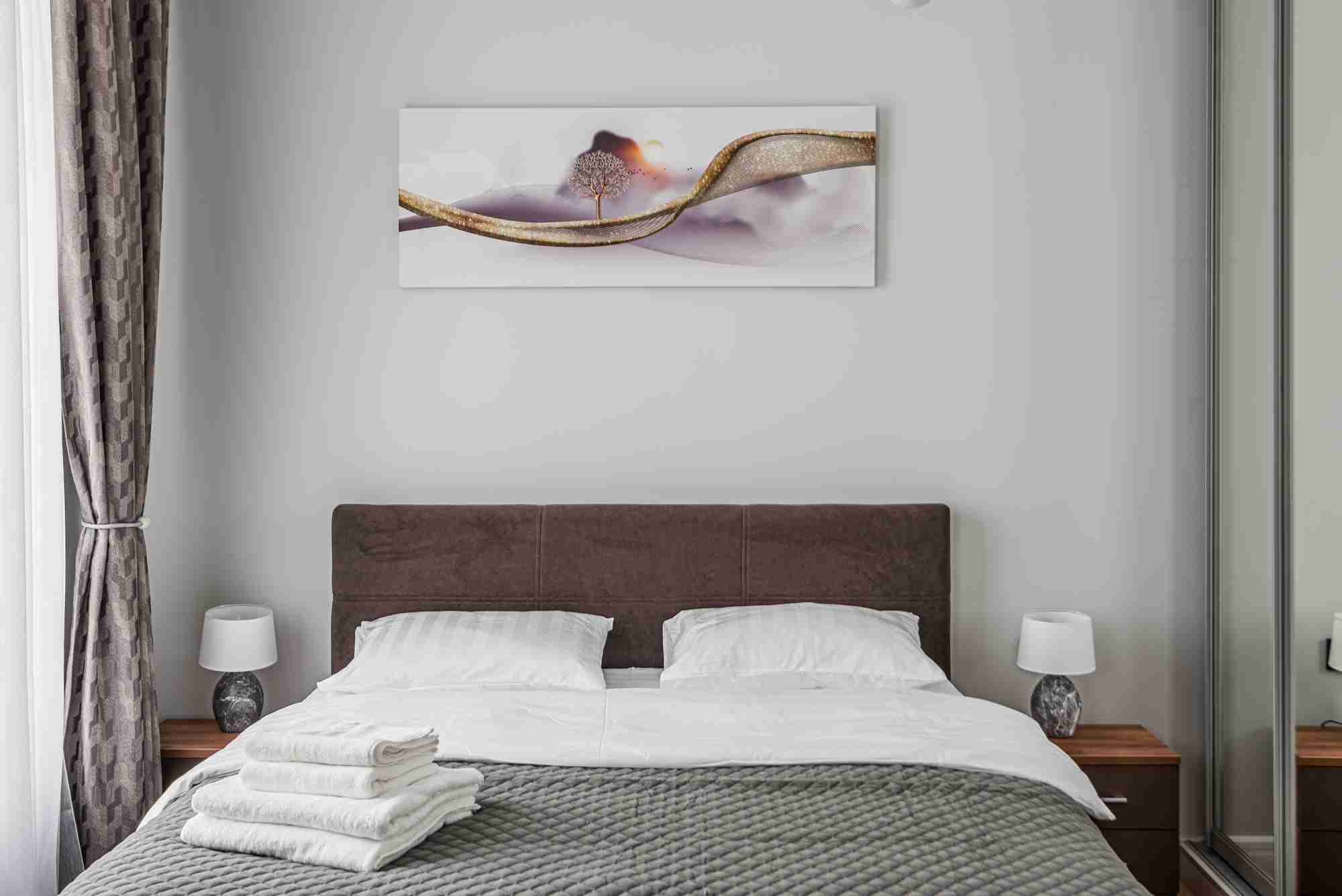 Bedroom "Apartments in the residential complex of Chkalov on Kursk Station Square"