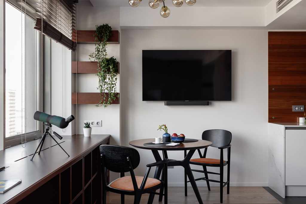 Гостинная "Стильная и комфортная студия Скетч"