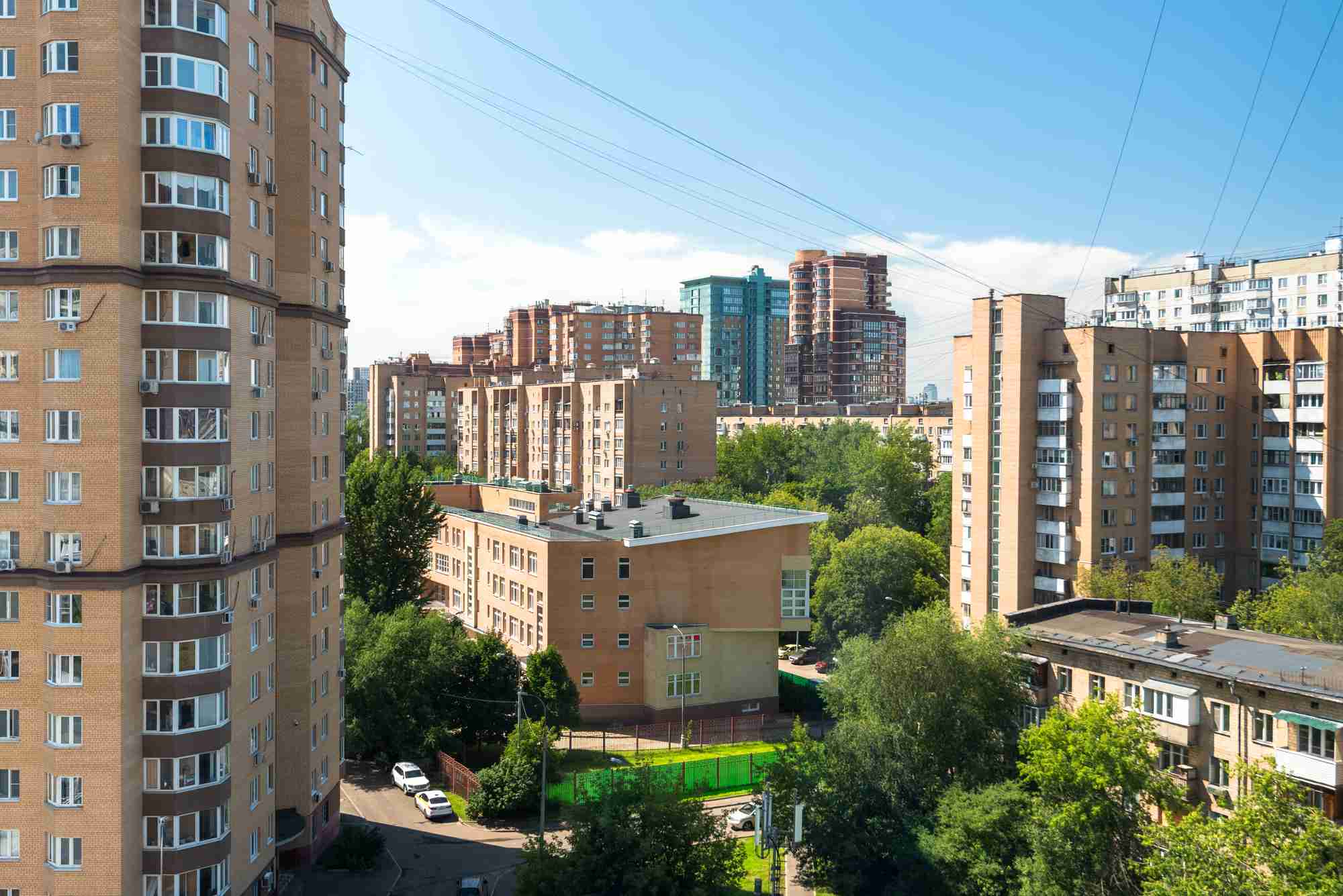 Близко от дома "Тихая студия у Парка Победы с видом на город"