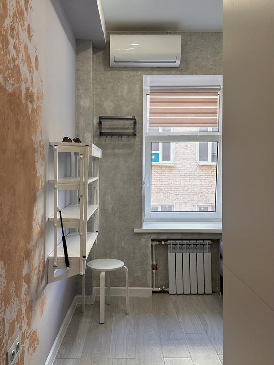 Interior photos "Cozy studio at the Belorussky station"